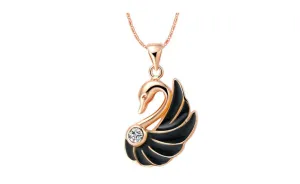 Elegant Swan Shape Pendant Fashion Women Necklace