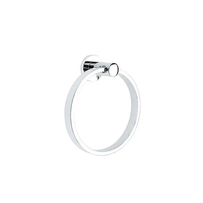 Emtek 280116 Brass Modern Towel Ring , Urban Modern Rosette