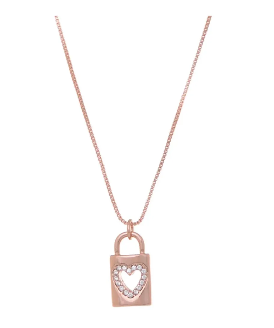 Equilibrium - Rosegold Love Lock Necklace