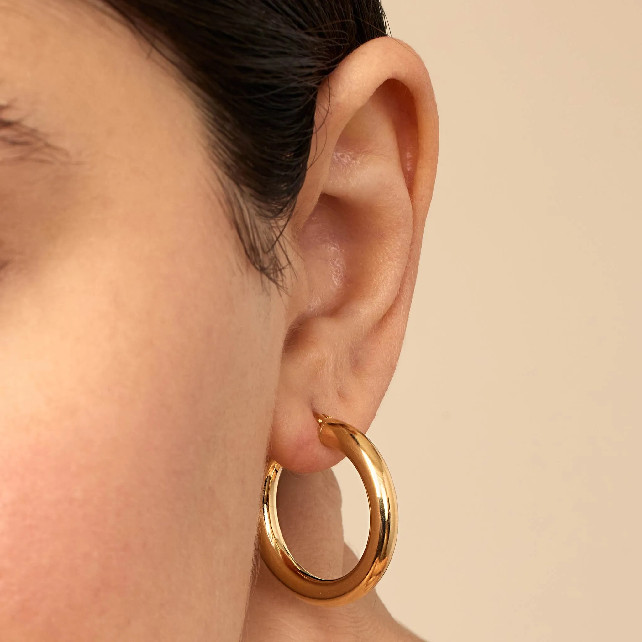 Everything Bold Large Hoops