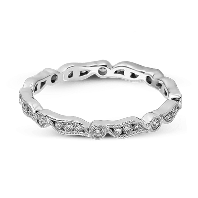 Fashion Ring In 18k Gold With Diamonds MR2290 WHITE 18K X