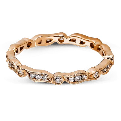 Fashion Ring In 18k Gold With Diamonds MR2290 WHITE 18K X
