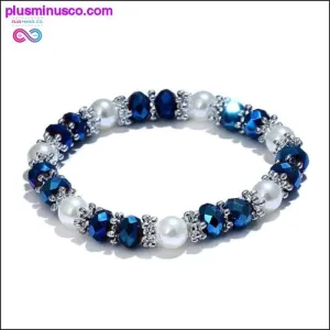 Fashion Shiny mulher Jewelry Colorful Rhinestone Faux Pearl