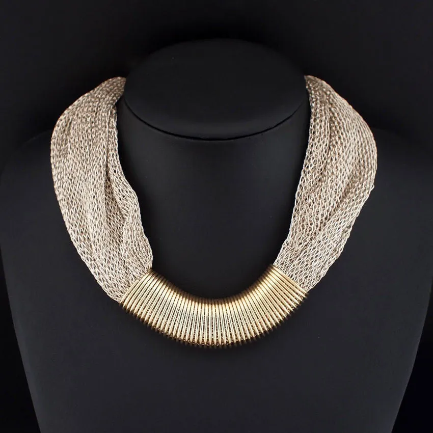 Fashion Women Charm Choker Necklace Chunky