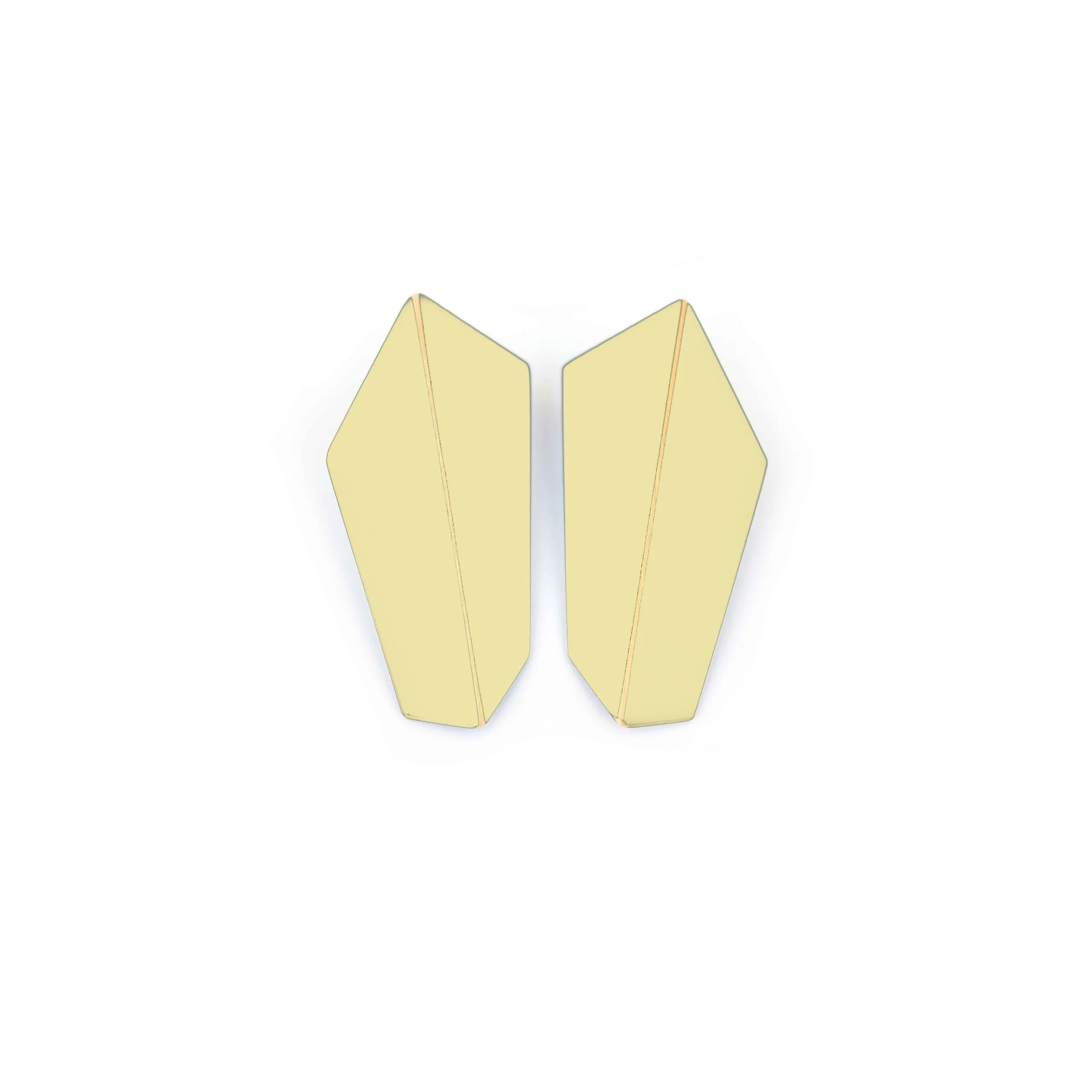 Folded Vertical Earrings