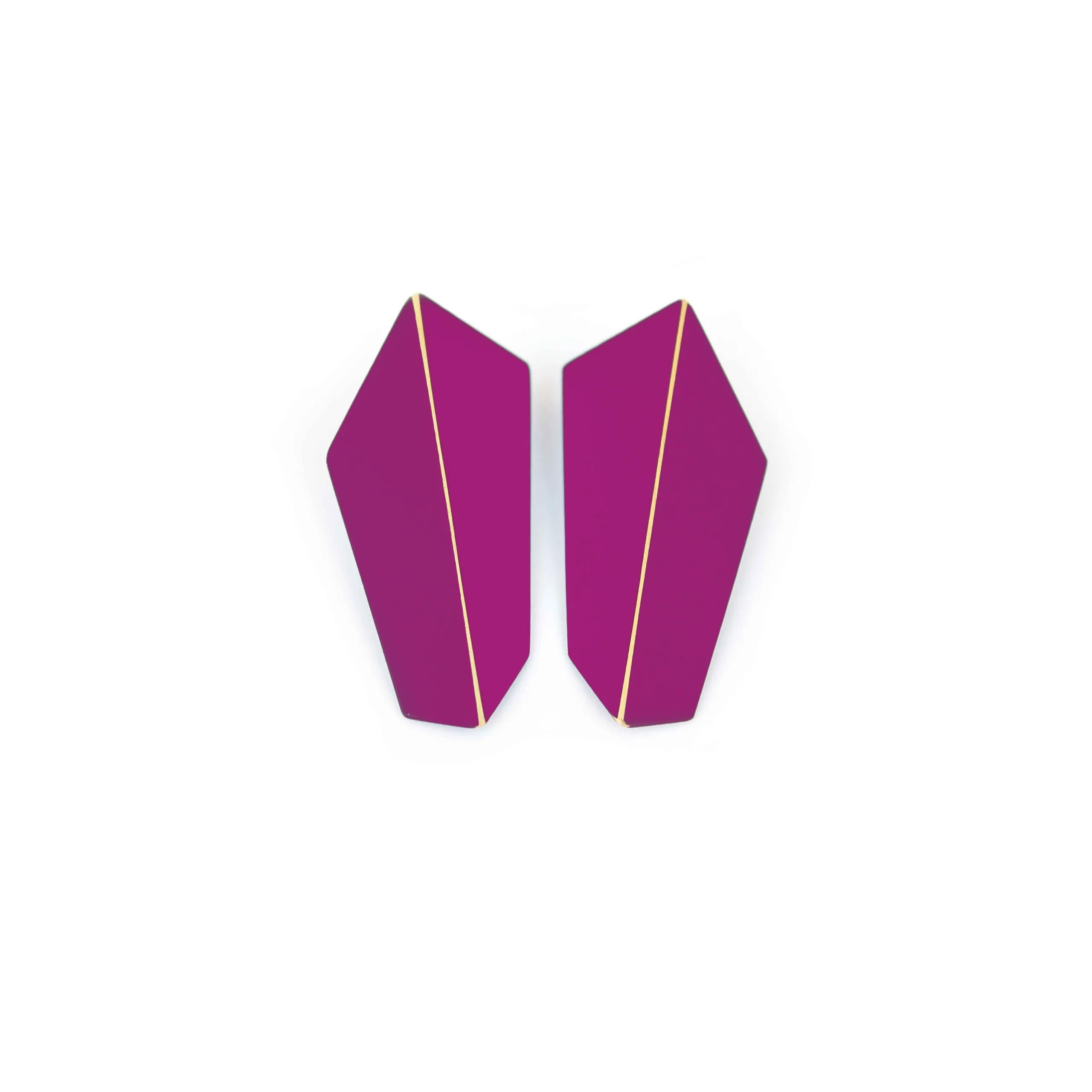 Folded Vertical Earrings