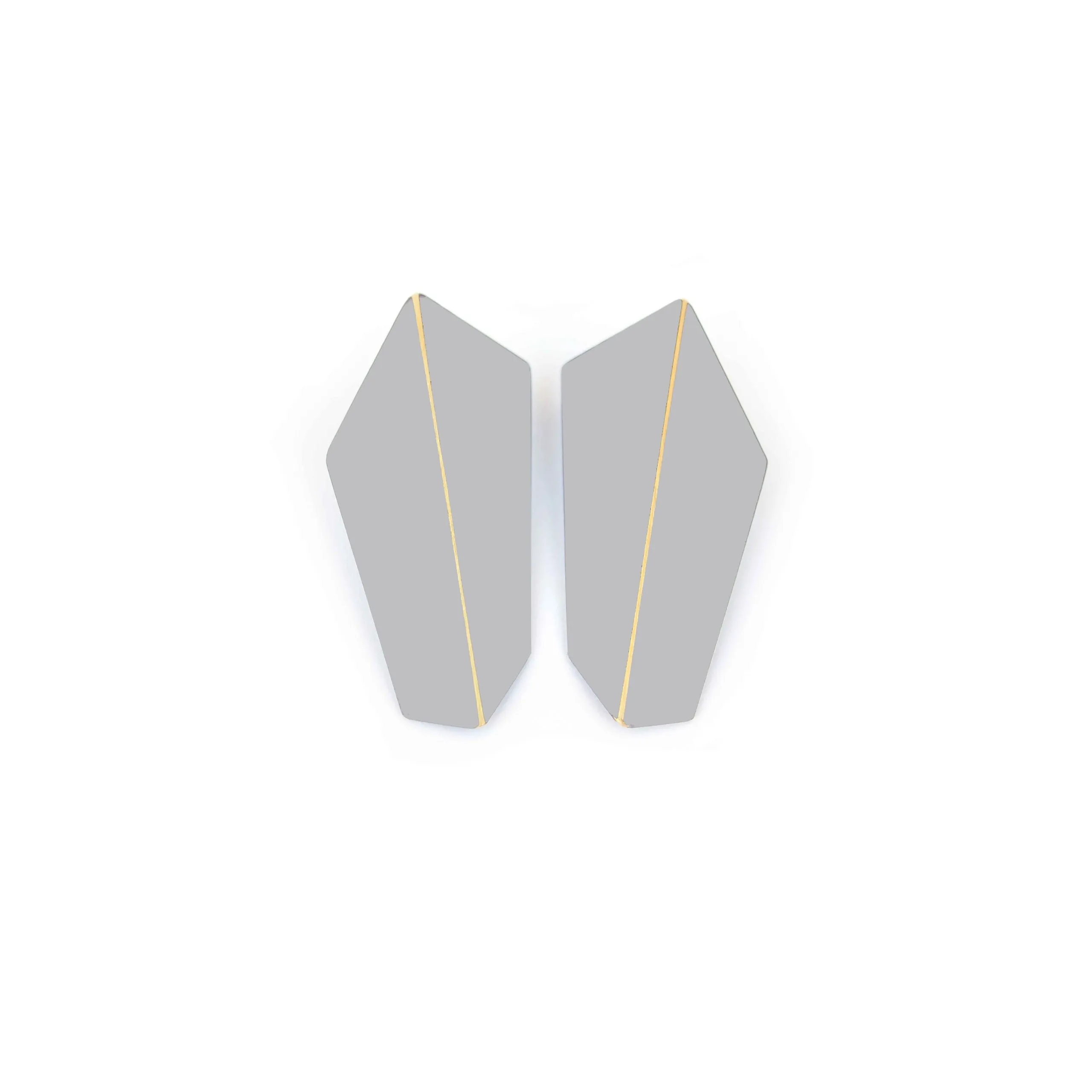 Folded Vertical Earrings