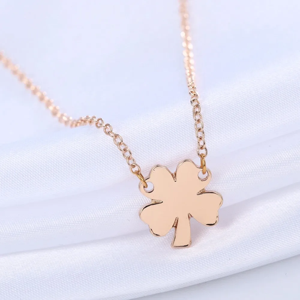 Four Leaf Clover Pendant Necklace for Women