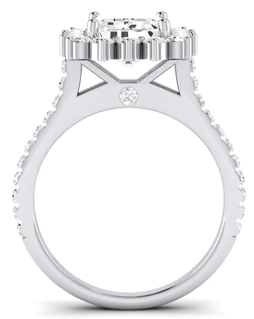 Gazania - GIA Natural Emerald Diamond Engagement Ring