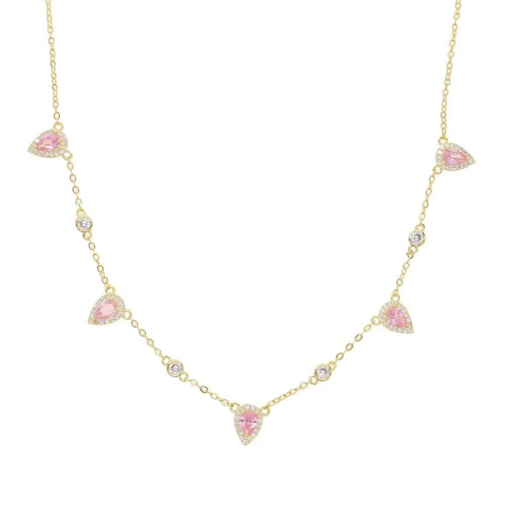Gold Color Green Stone Bohemia Necklaces Charm Jewelry SS6666