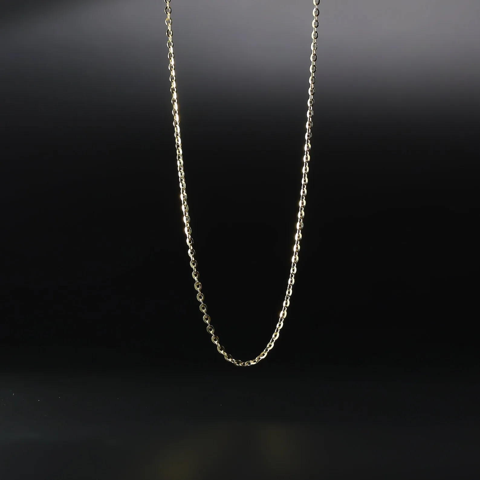 Gold Dolphin Pendant - Model 1669