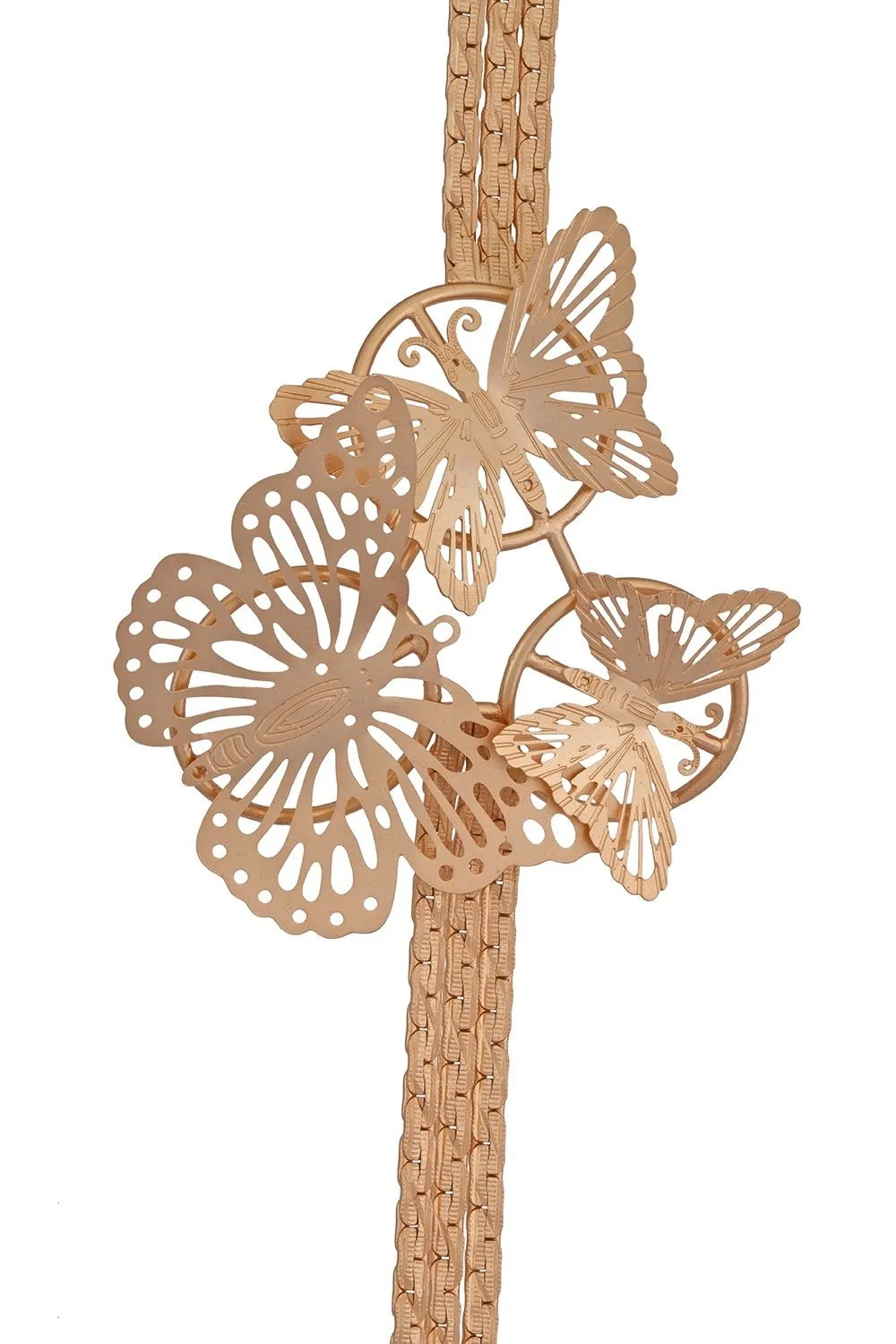 Gold Plated Butterflies Waldorf Necklace
