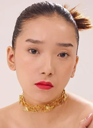 Gold Plated Cassie Bee Necklace