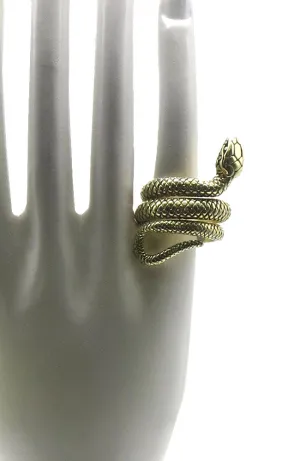 Gold Serpent Ring