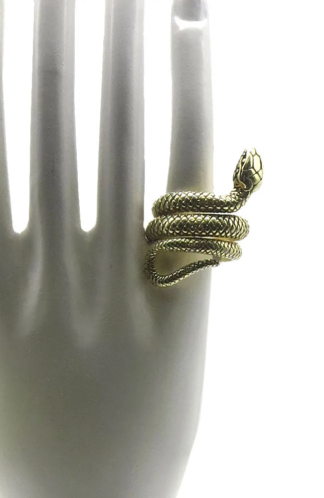 Gold Serpent Ring