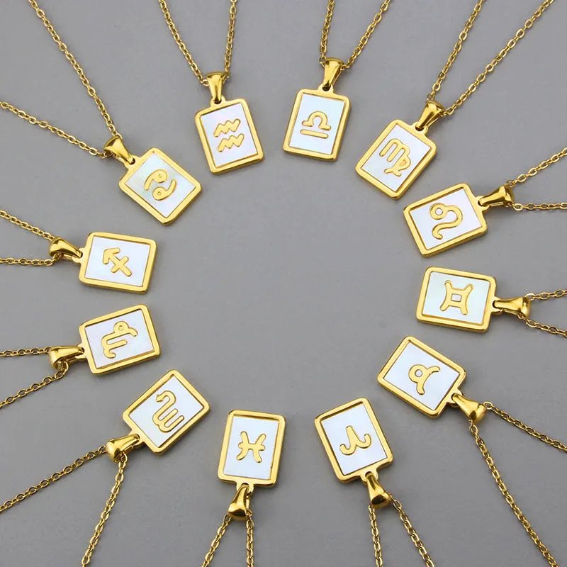 Gold Zodiac Necklace