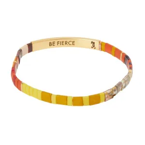 Good Karma Miyuki Bracelet | Be Fierce - Sunset/Gold