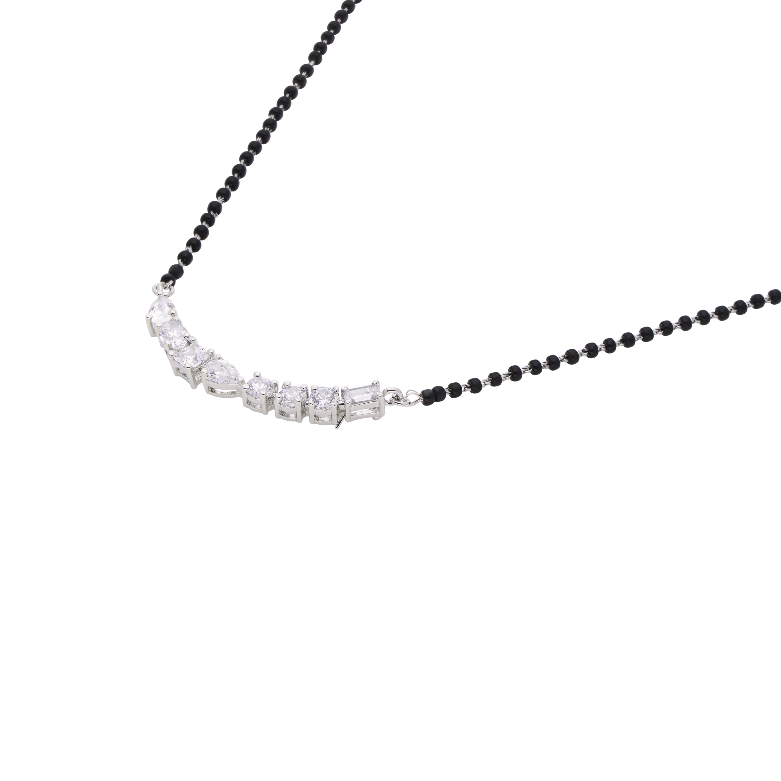 Graceful Crystal Vine Mangalsutra | SKU: 0021327889