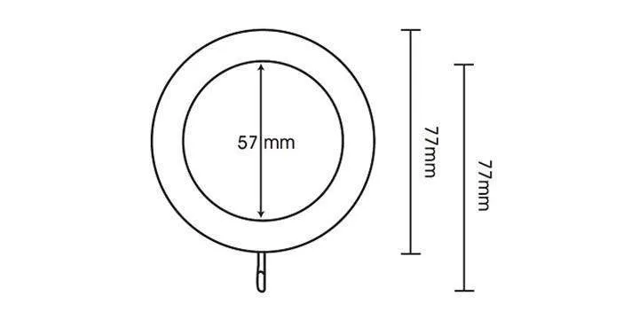 Hallis Modern Country 45mm Spare Rings Dark Oak