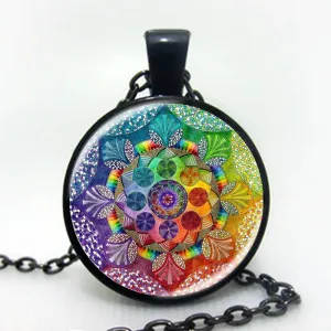 Handmade Om Symbol Pendant Necklace