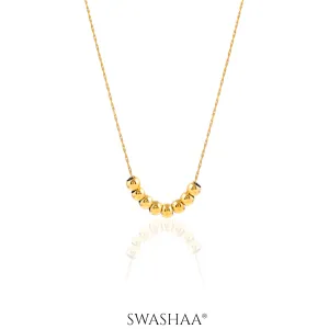 Henaa Beads 18K Gold Plated Necklace