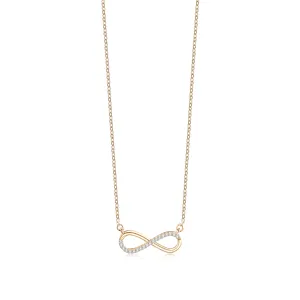 Infinity CZ Necklace