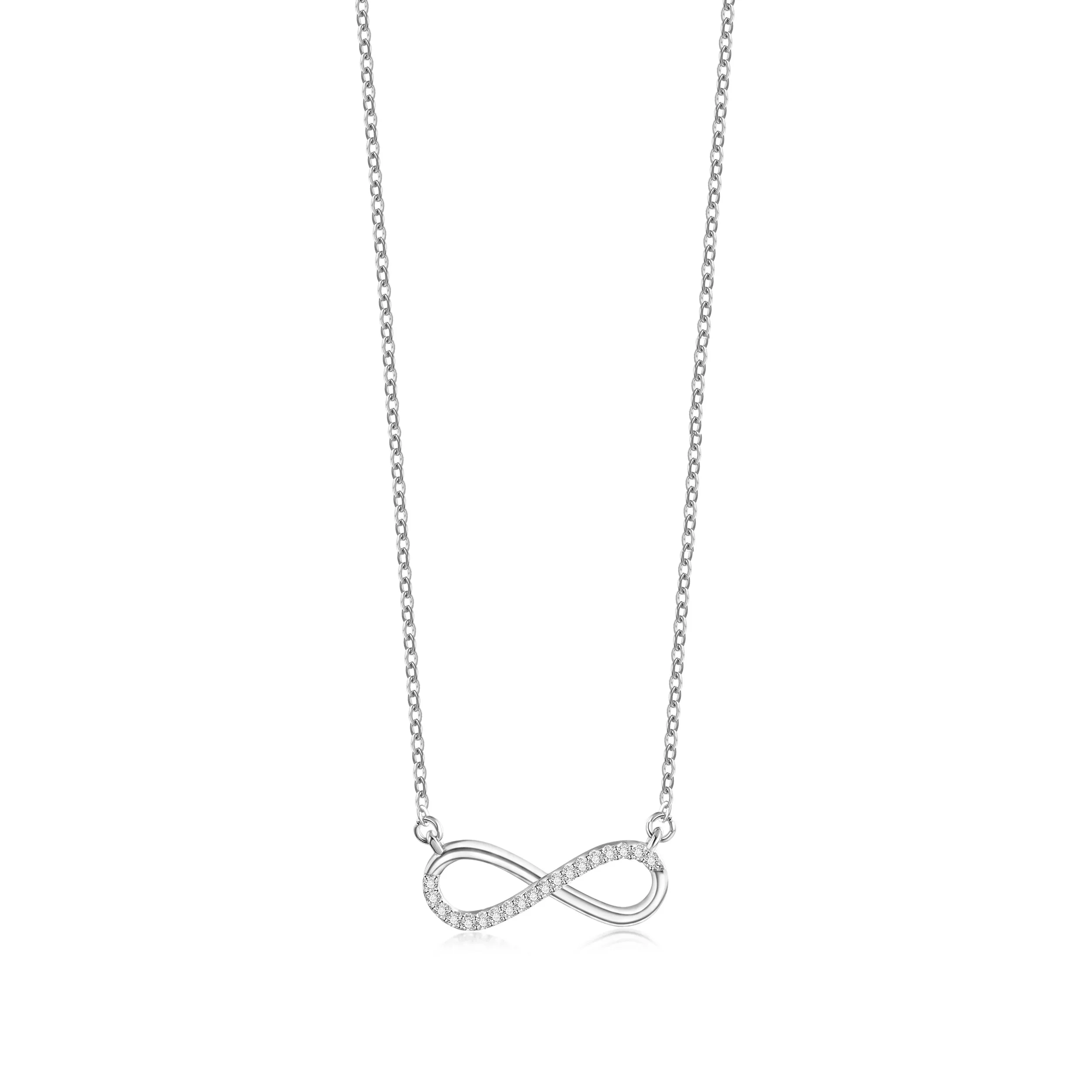 Infinity CZ Necklace