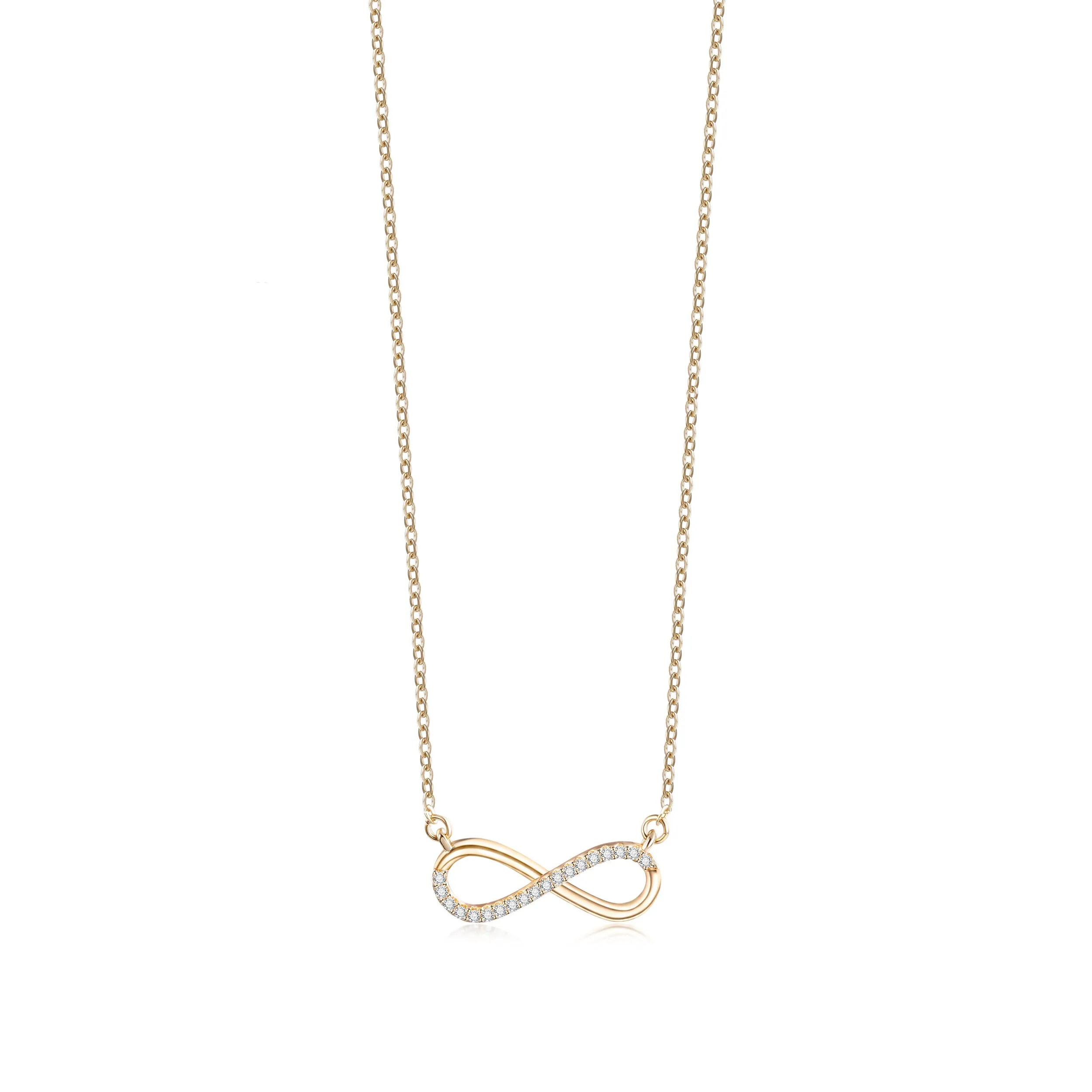 Infinity CZ Necklace