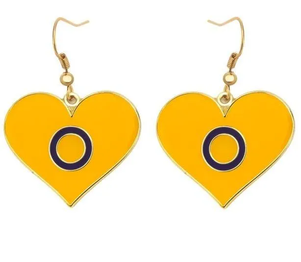 Intersex Heart Earrings