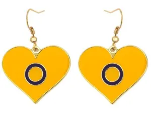 Intersex Heart Earrings