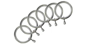Jones Interiors Astra Chrome Extra Rings 28mm Pole