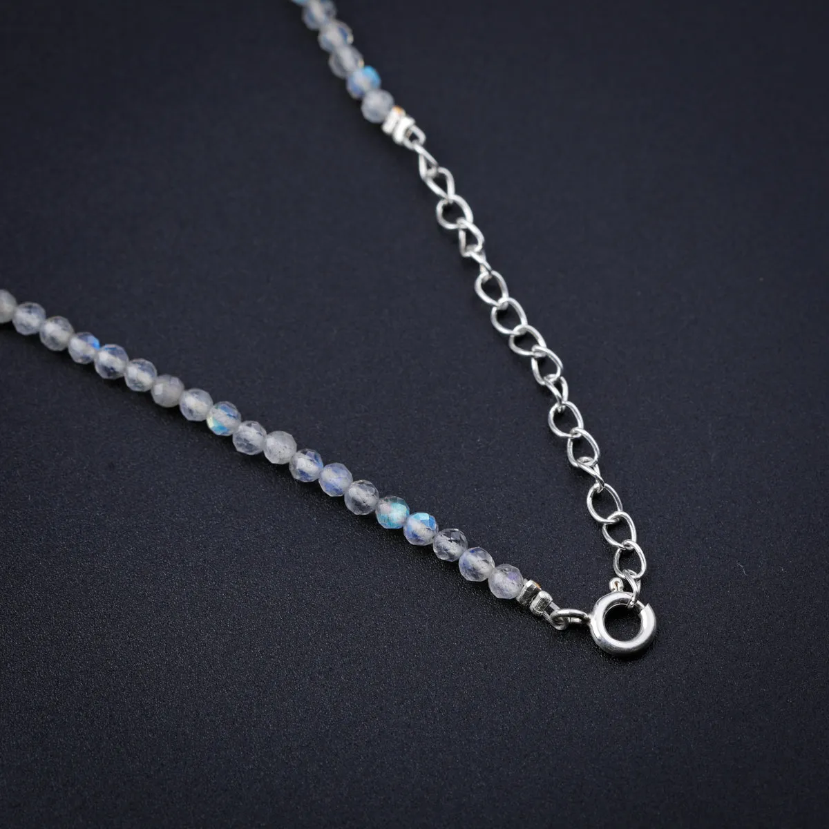 Labradorite Silver Necklace
