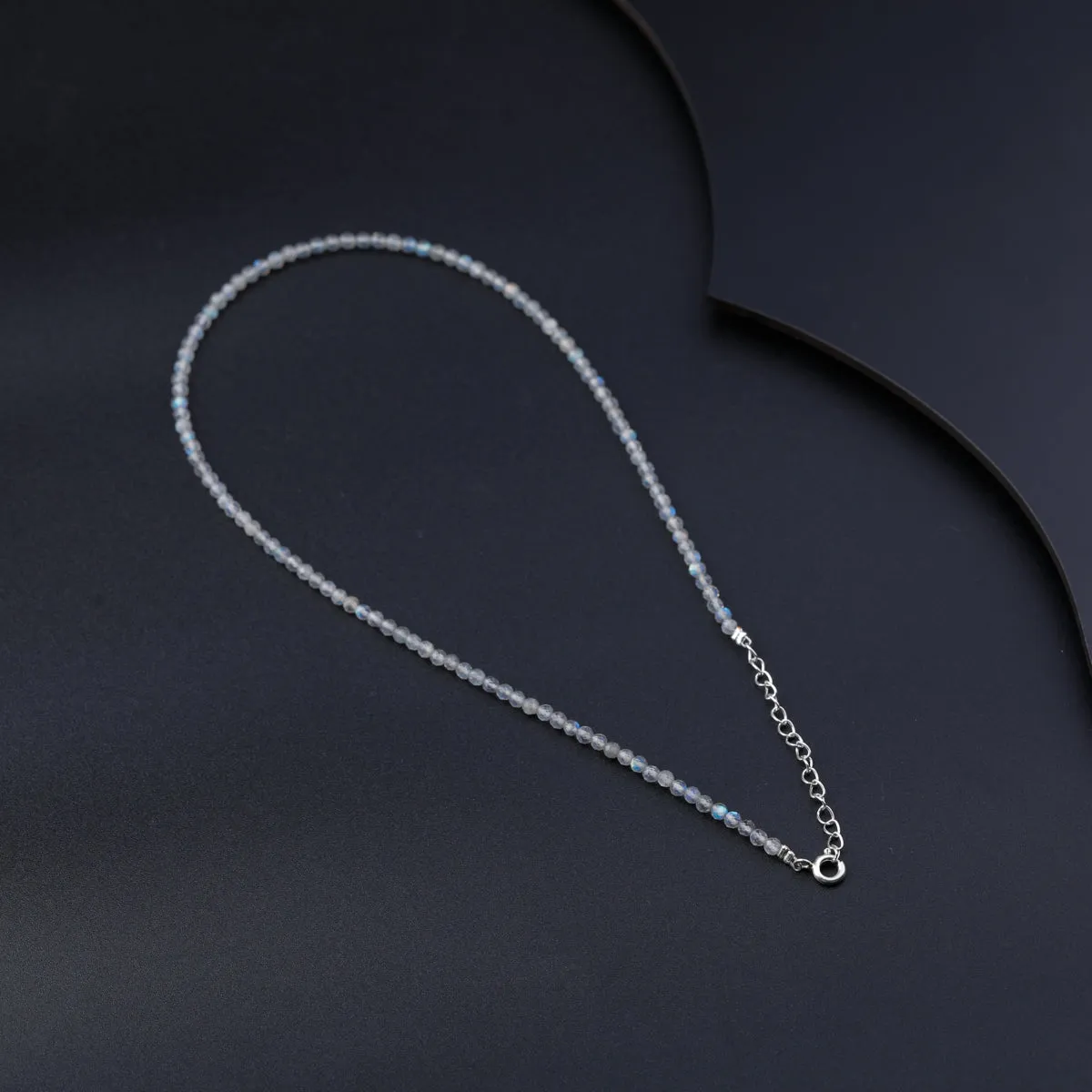 Labradorite Silver Necklace