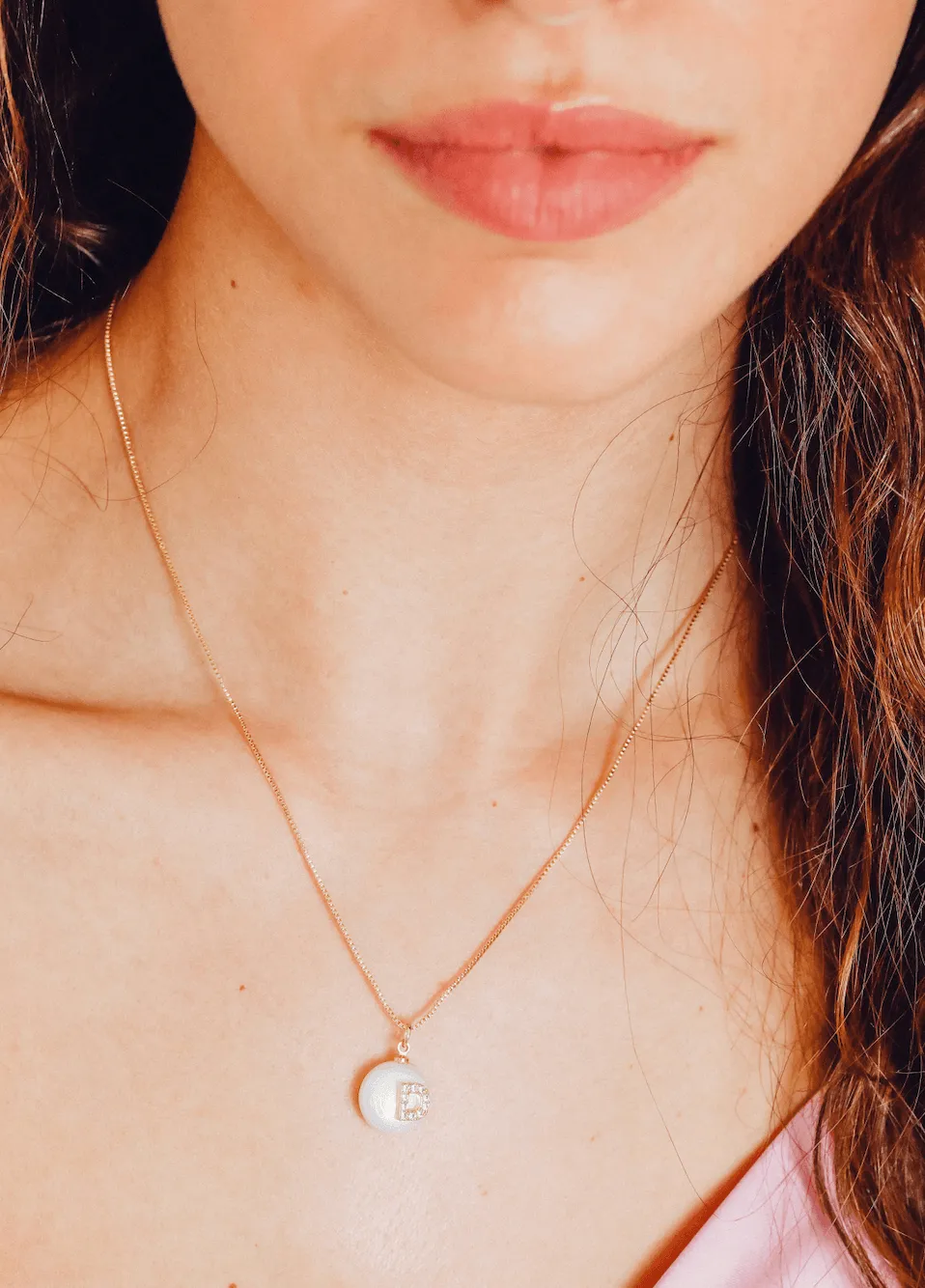 Letter Pearl Necklace