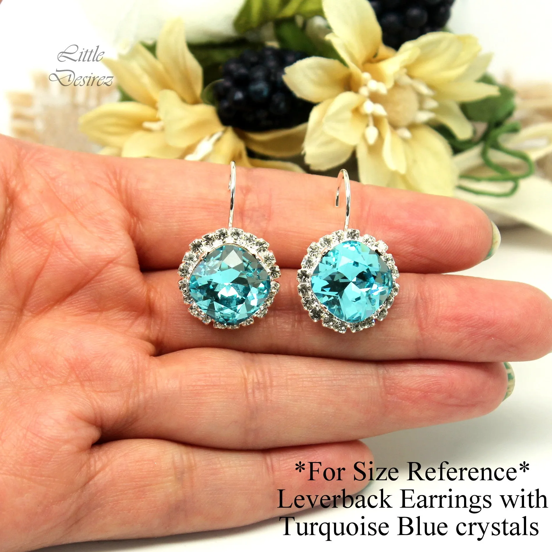 Lever back Earrings Crystal Earrings Orange Earrings Bridesmaid Earrings Gift for Her AP50L