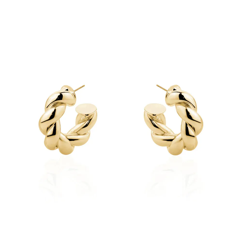 LimLim Accessories - Croissant Bold Hoops