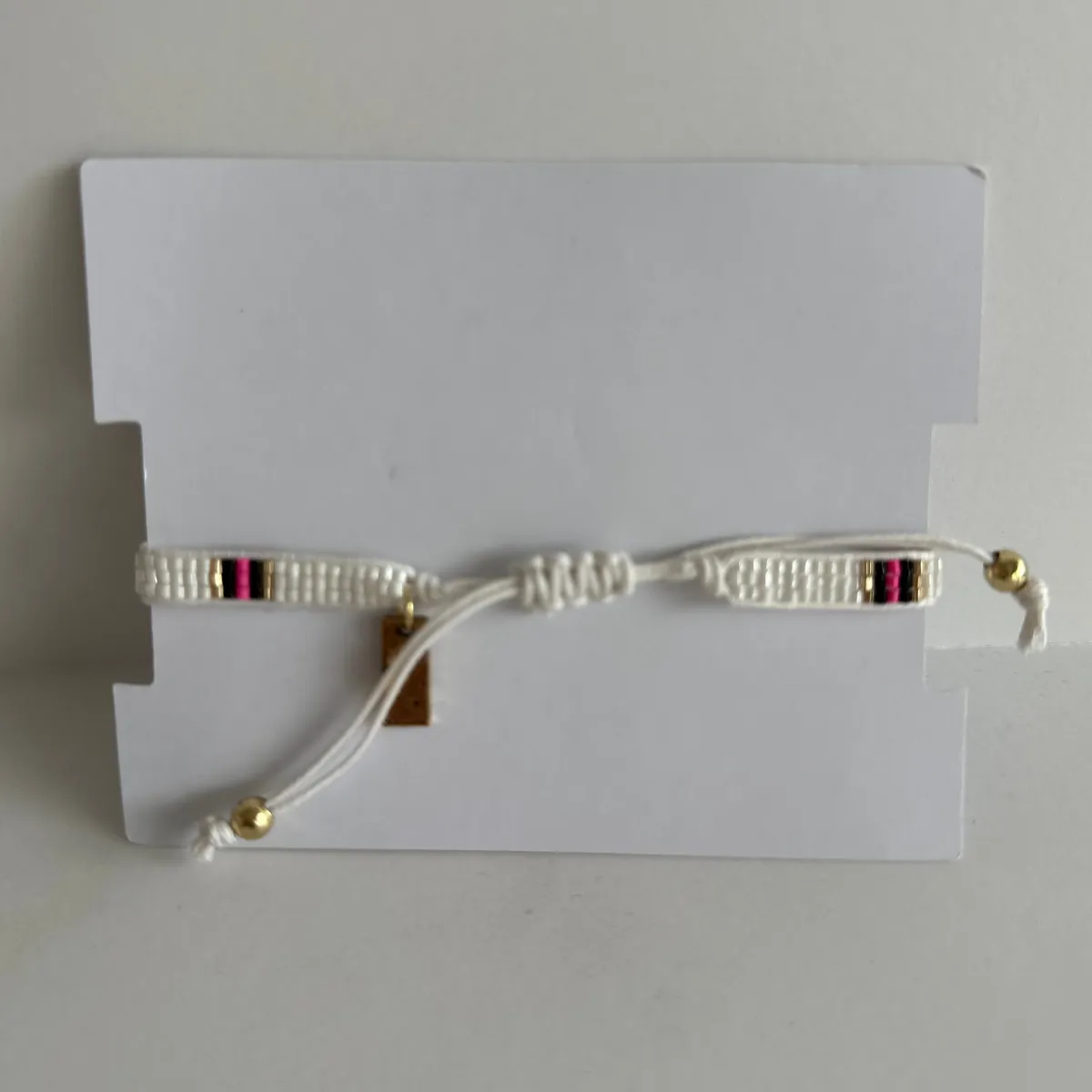 Local Beach White Beaded Bracelet