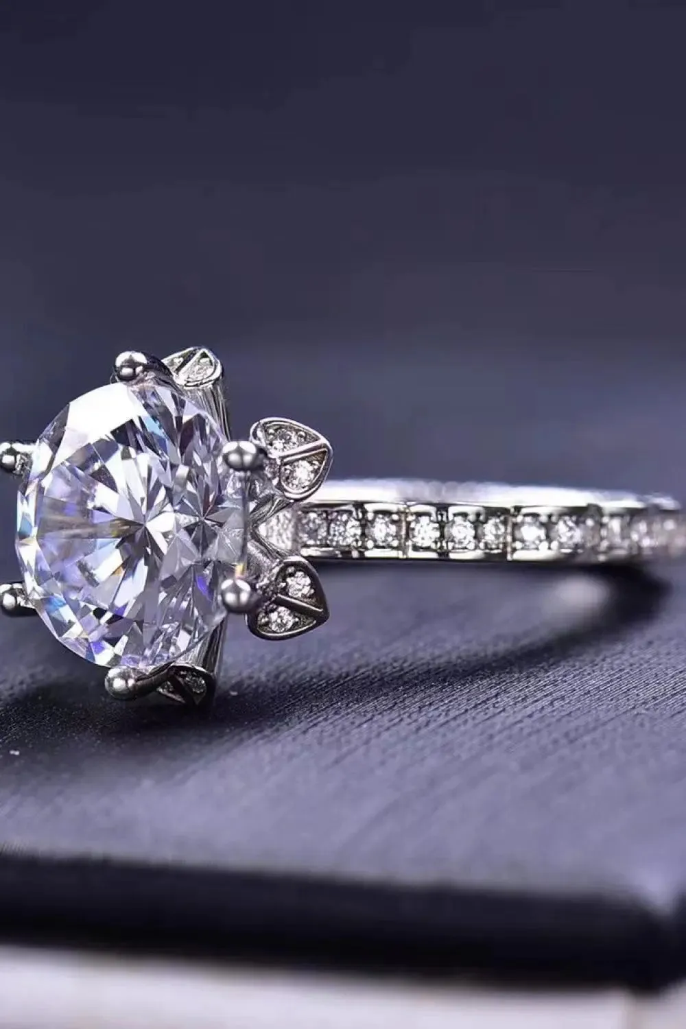 LOVCIA 5 Carat Moissanite Heart 925 Sterling Silver Ring
