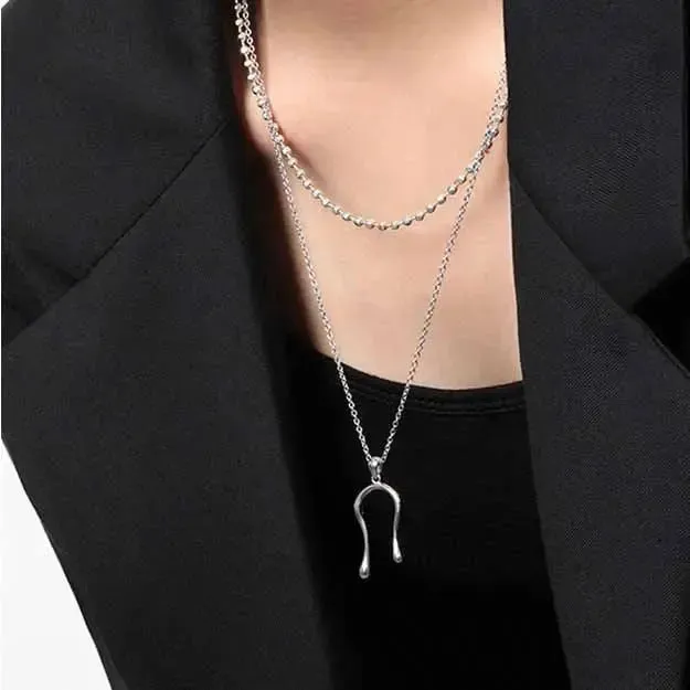 LOVCIA Fashion Beads 925 Sterling Silver Necklace