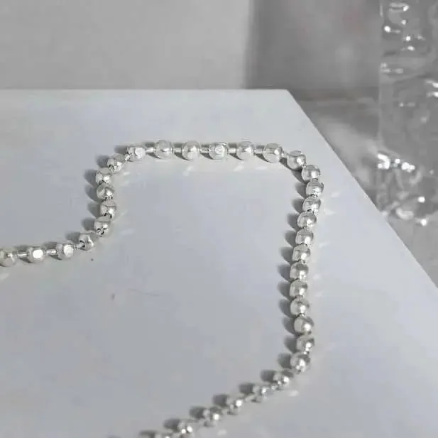 LOVCIA Fashion Beads 925 Sterling Silver Necklace