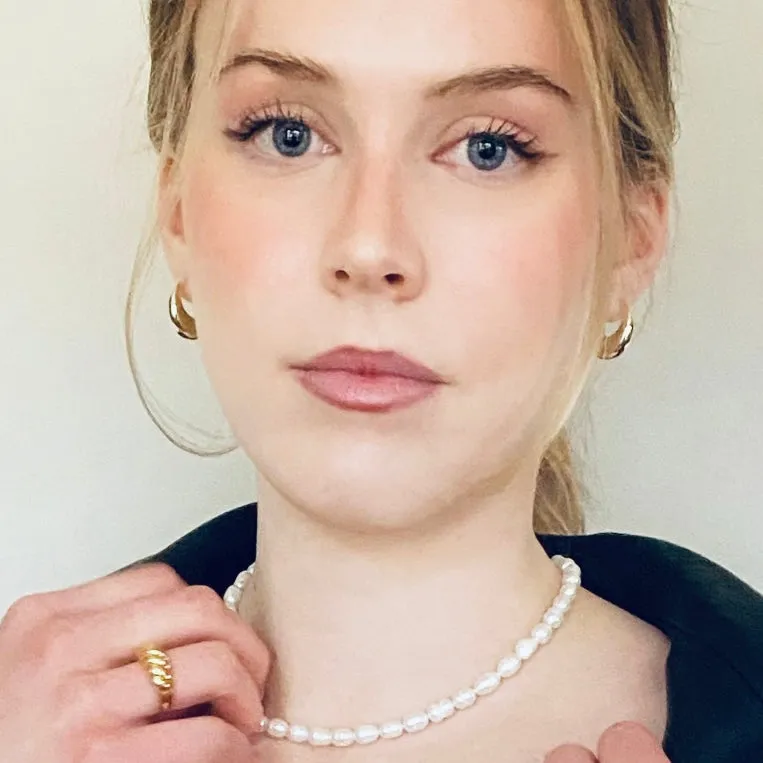 Luna Hoops | Bold Dome-Shaped Gold Hoops