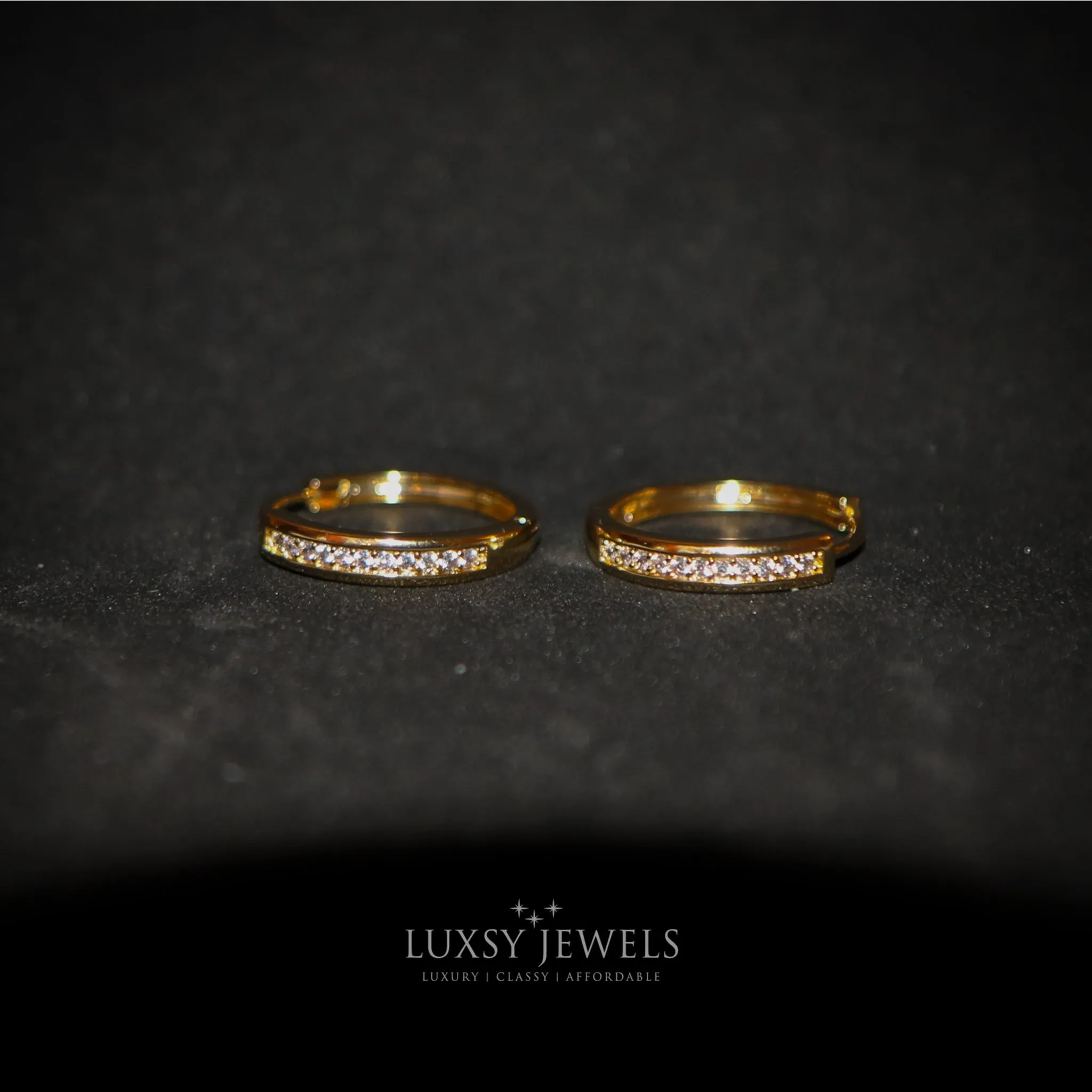 Luxsy Elsa Earrings - Gold