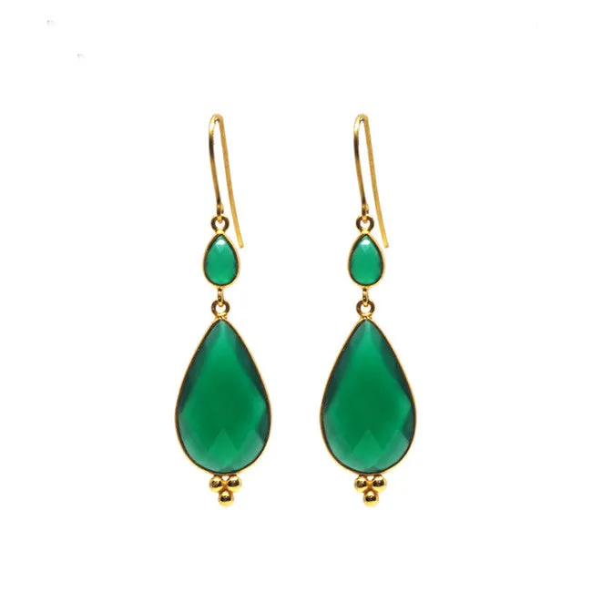 Maharani Pink Quartz Earrings