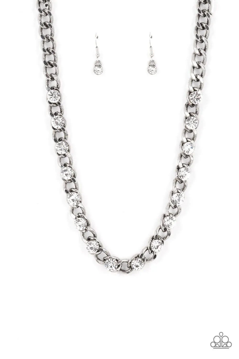 Major Moxie - White Paparazzi Necklace