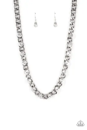 Major Moxie - White Paparazzi Necklace