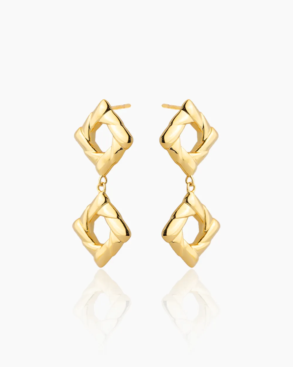 Mariela Gold Studs