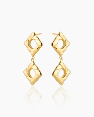 Mariela Gold Studs