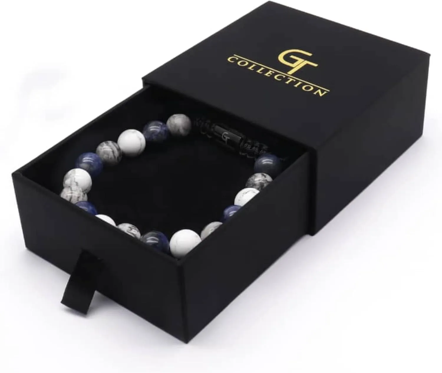 Men's Beaded Bracelet | Gift for Valentines Day | Wearer with Name, Fame, Fortune, and Mondy | Gemstones Beaded Bracelet for Mens Bracelet
