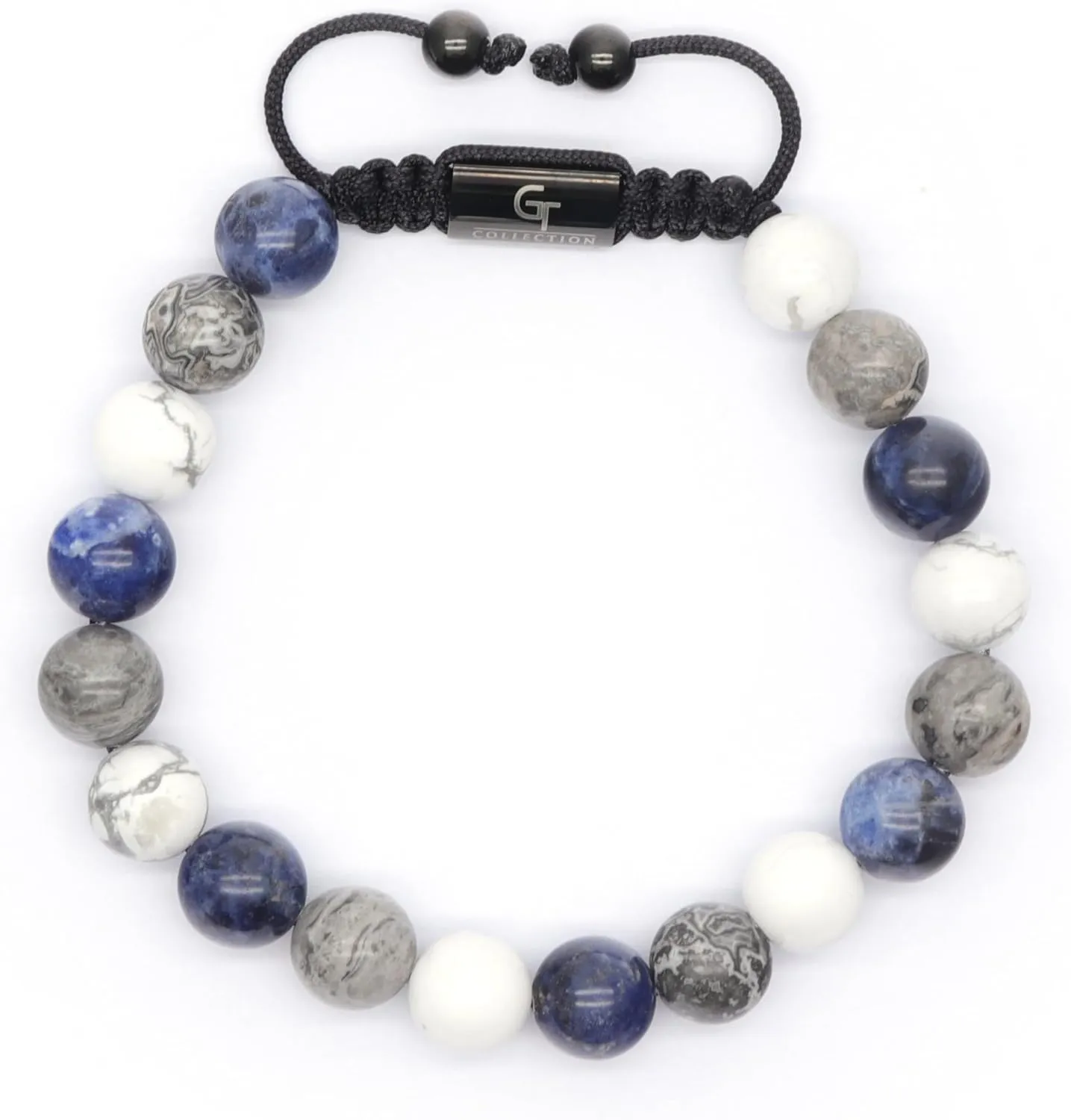 Men's Beaded Bracelet | Gift for Valentines Day | Wearer with Name, Fame, Fortune, and Mondy | Gemstones Beaded Bracelet for Mens Bracelet