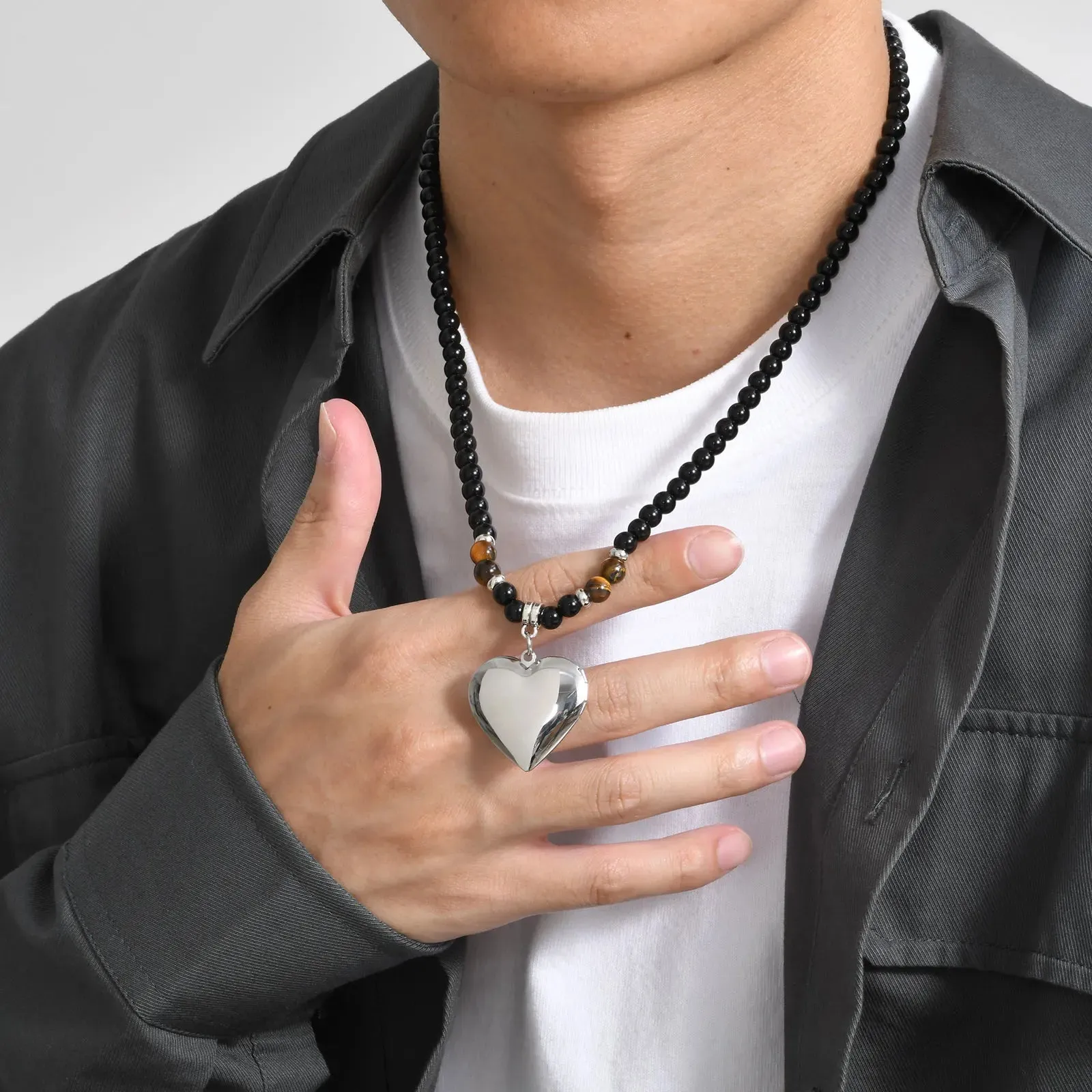 Michael Dogtag Pendant Necklaces for Men Boys